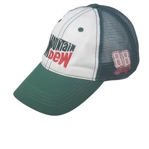 Winners Circle Mountain Dew Dale Earnhardt Jr 88 NASCAR Trucker Hat Snapback Cap